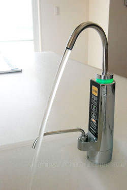 パナソニックのビルトイン浄水器