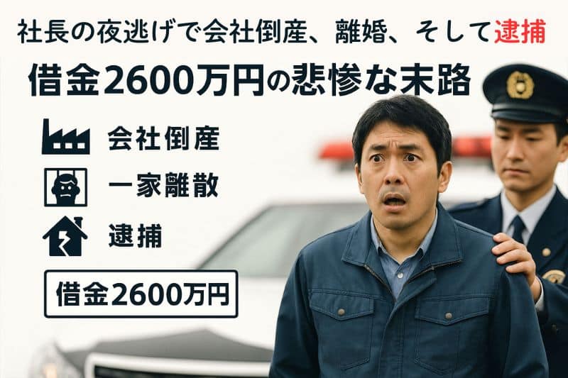 住宅ローン地獄／離婚・逮捕、悲惨な末路