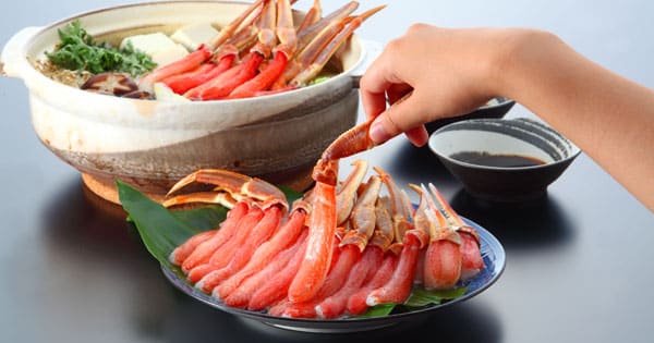 お取り寄せしたカニのイメージ