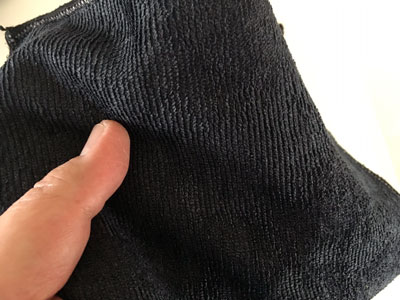 ビストロ先生キッチン万能ふきん ごわついた状態
